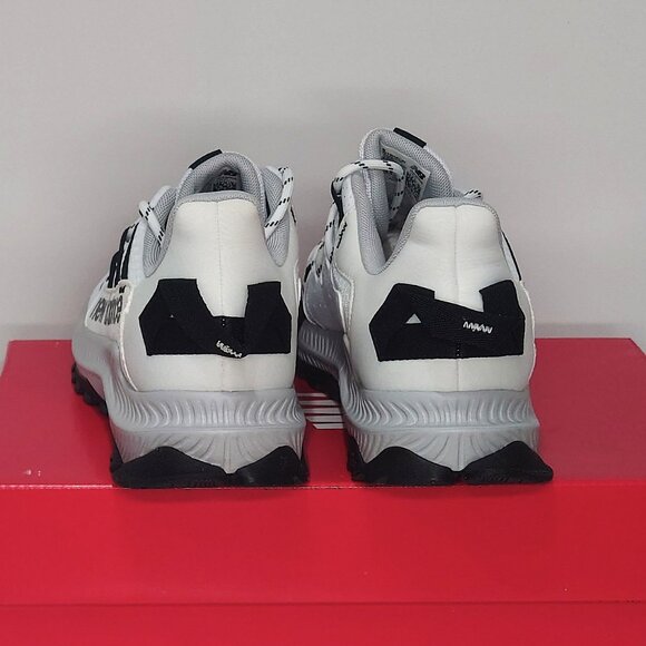 New Balance Trail Running Course En Sentier White Black 9.5 Sneakers Trainers - Picture 2 of 5